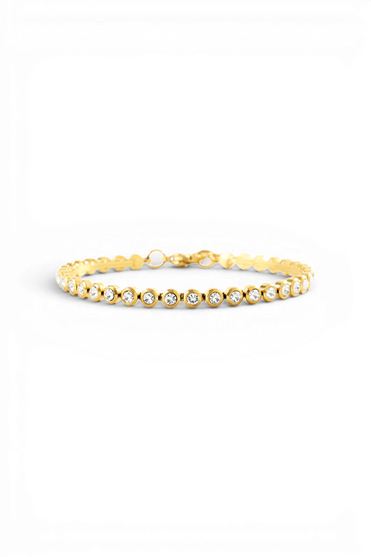 Bezel Tennis Bracelet — Vanny Jewels