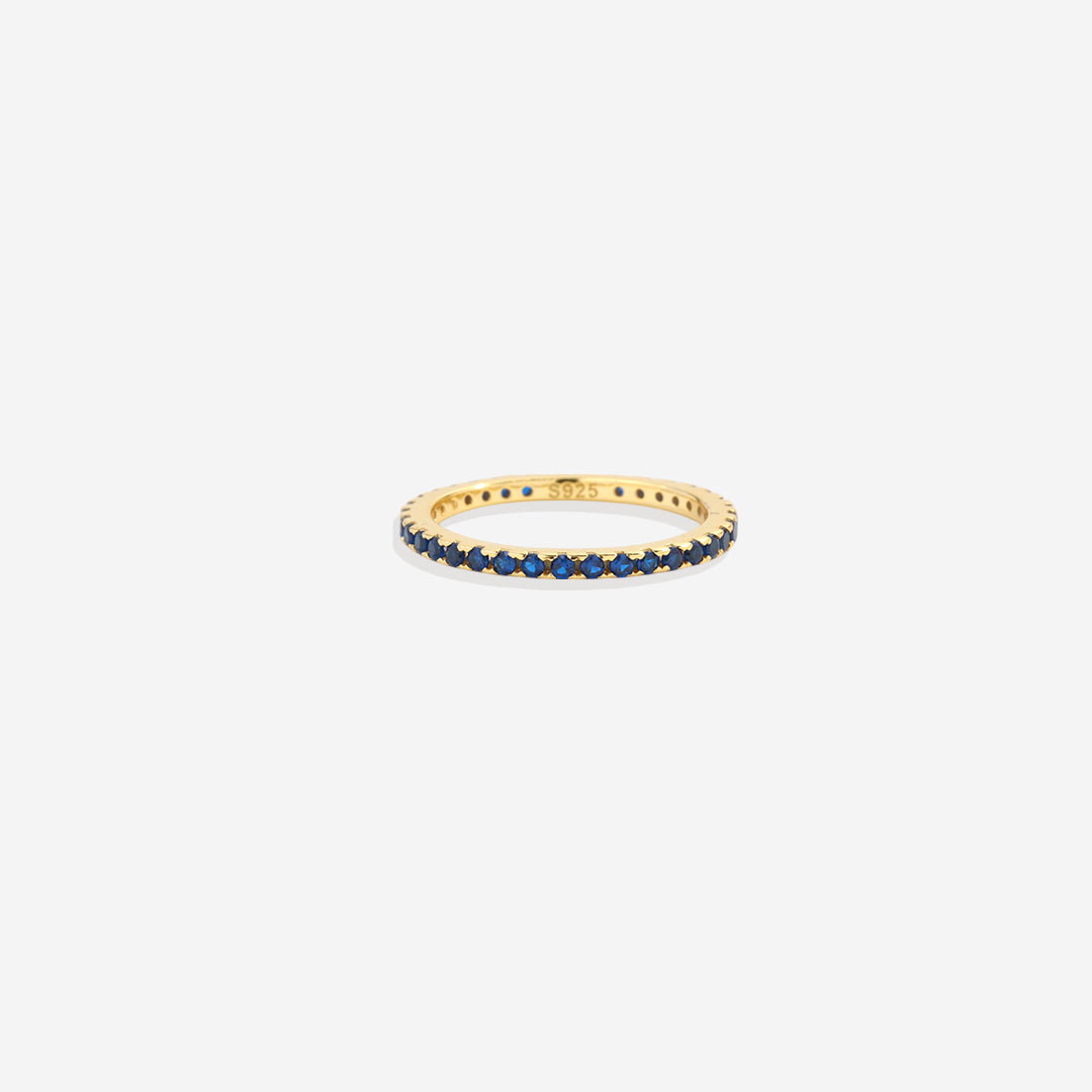 Eternity-Stapelring mit September-Geburtsstein