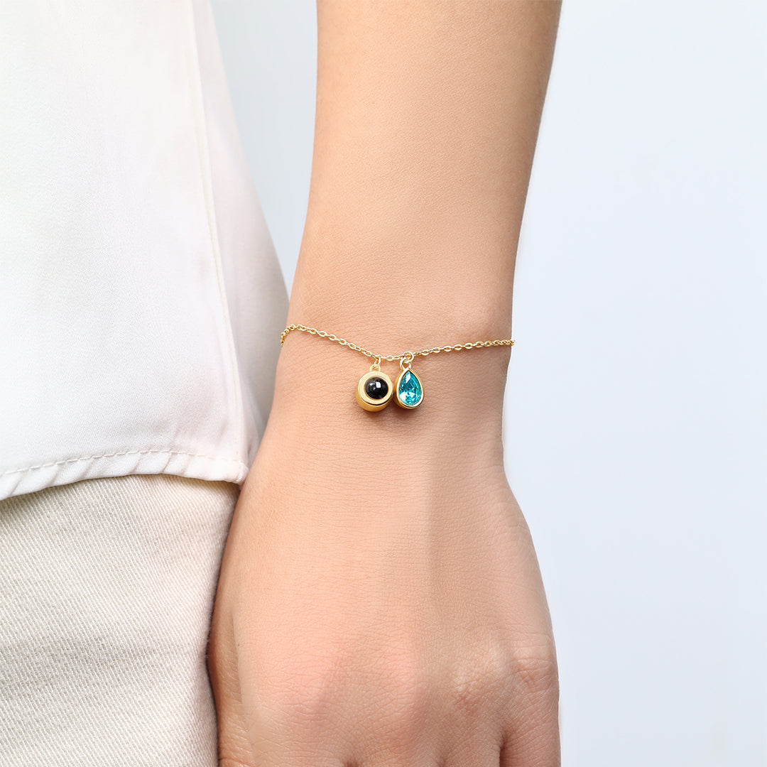 Bracciale fotografico Pietra natale