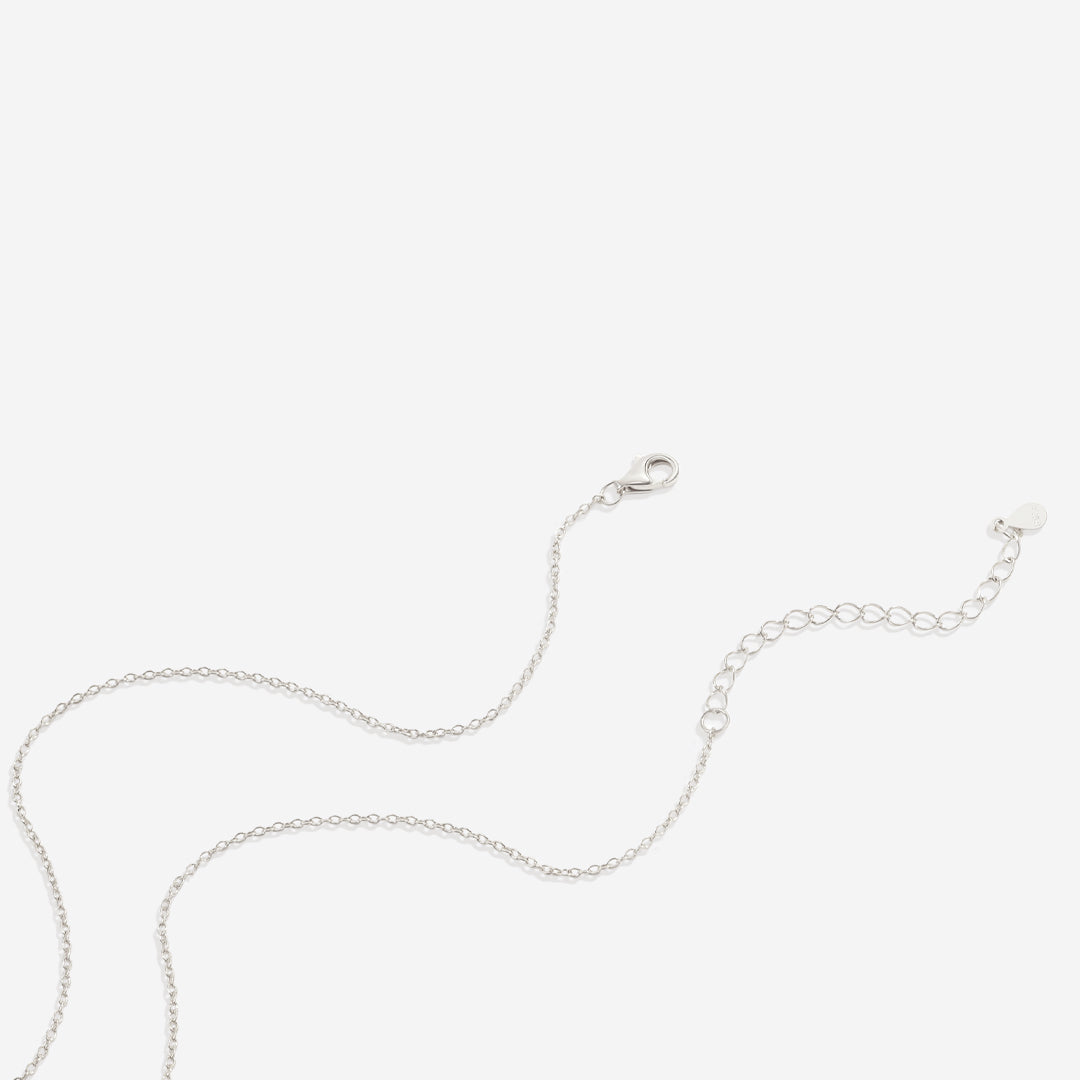 Birthstone Bar Necklace in 925 sterling silver