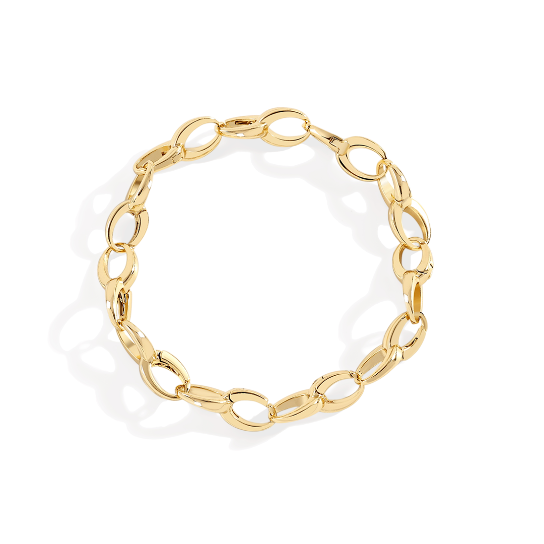 Bold Cable Link Charm Bracelet — Vanny Jewels