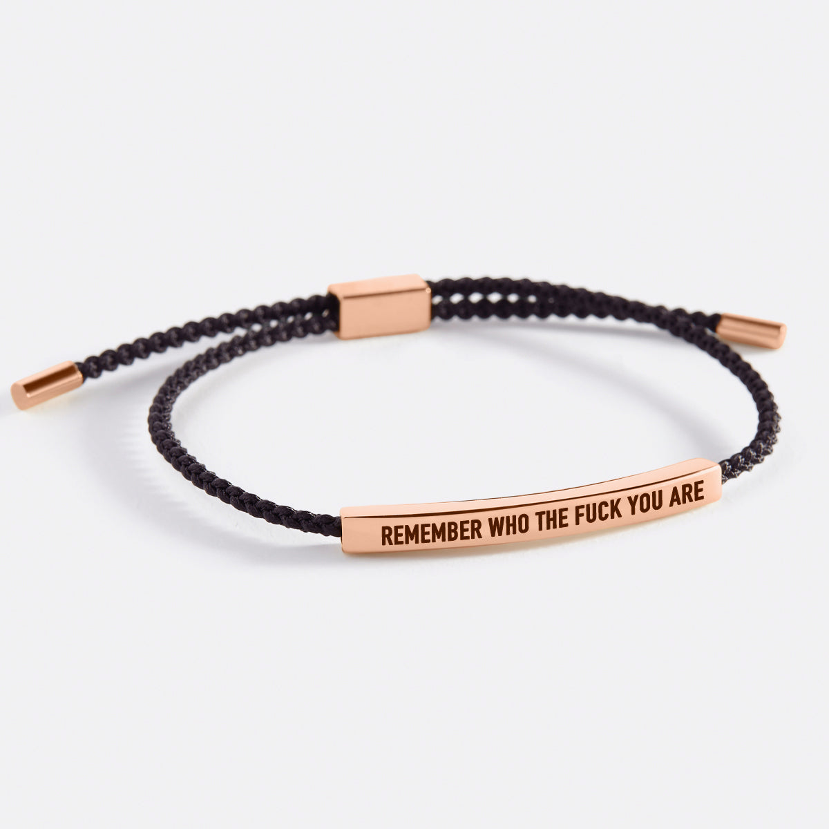 Bracciale ispira "Bold Remember Who the F♥ck You Are"
