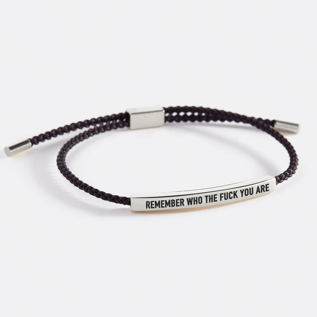 Bracciale ispira "Bold Remember Who the F♥ck You Are"