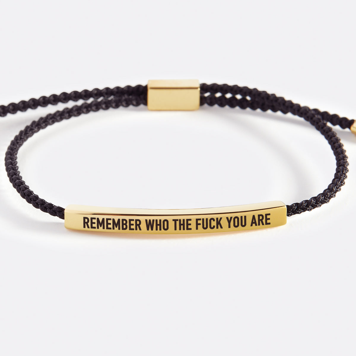 Bracciale ispira "Bold Remember Who the F♥ck You Are"
