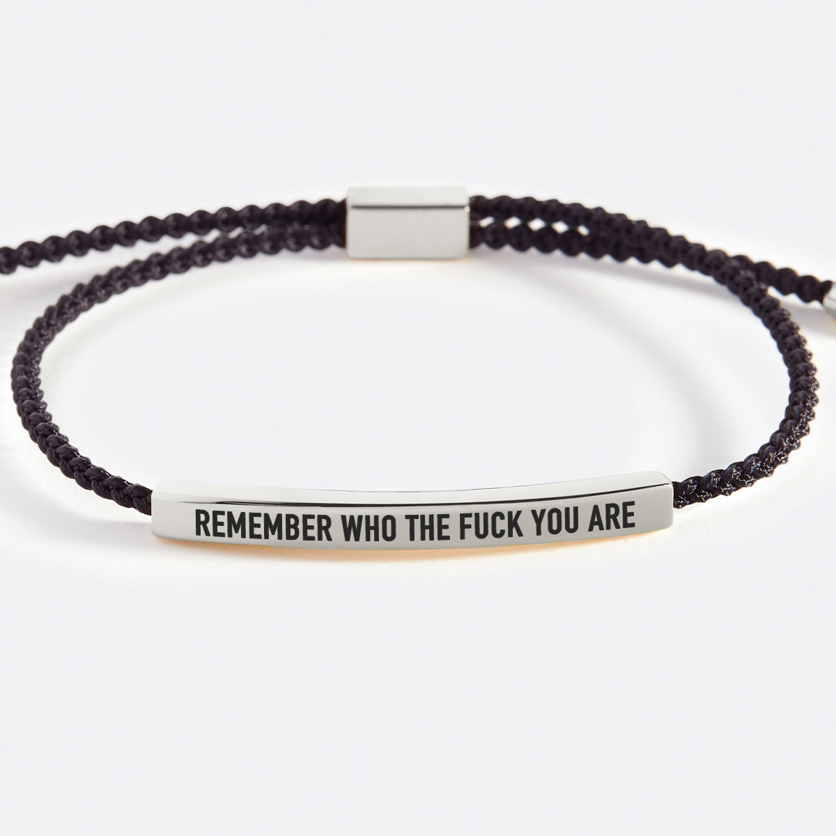 Bracciale ispira "Bold Remember Who the F♥ck You Are"
