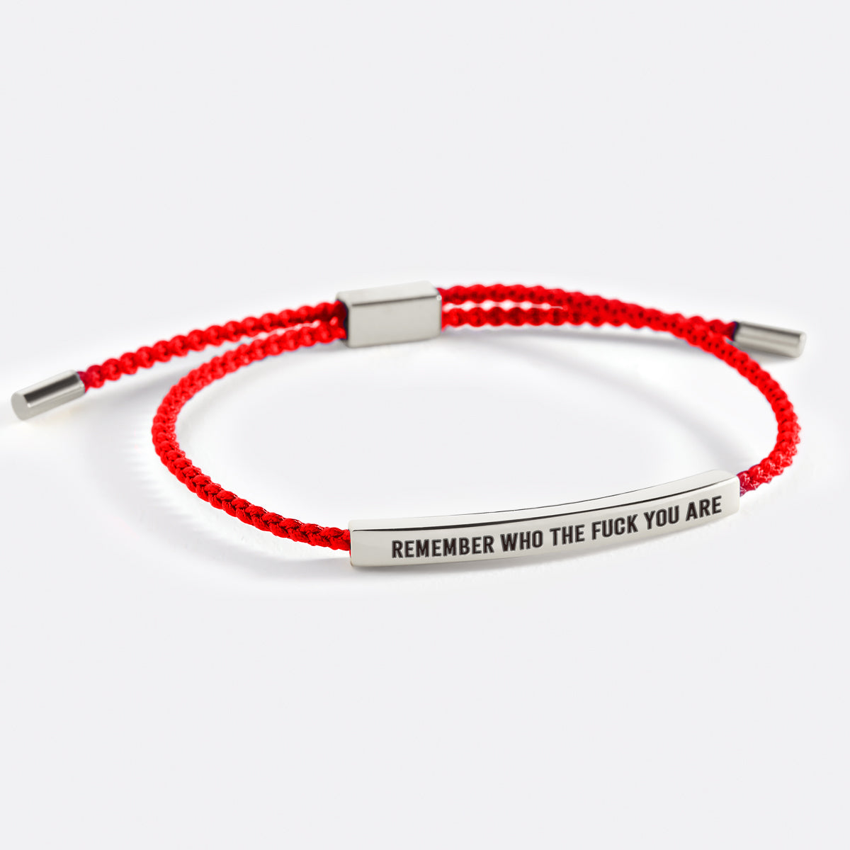 Bracciale ispira "Bold Remember Who the F♥ck You Are"