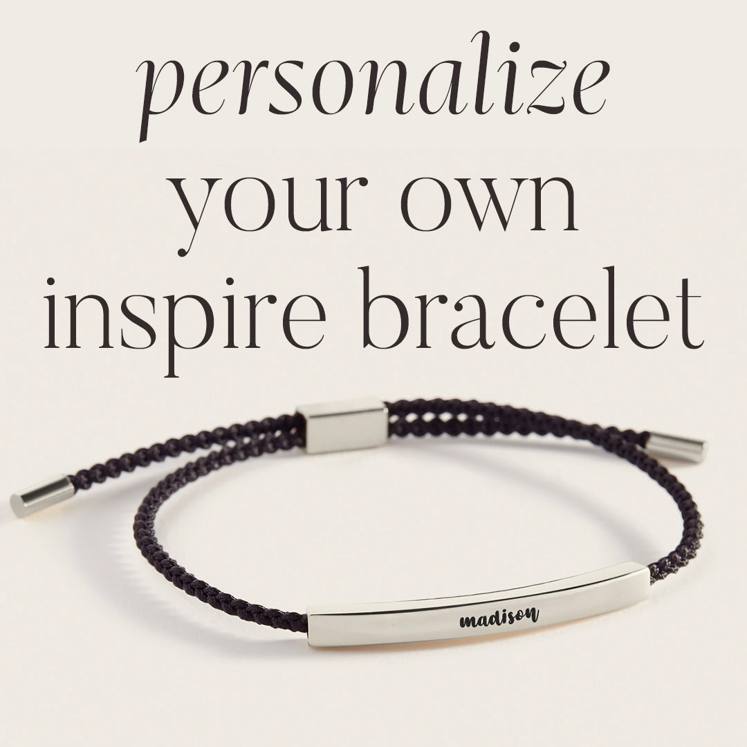 Personalized Inspire Bracelet in 925 Sterling Silver — Vanny Jewels