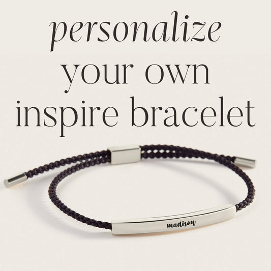 Personalized Inspire Bracelet in 925 Sterling Silver — Vanny Jewels