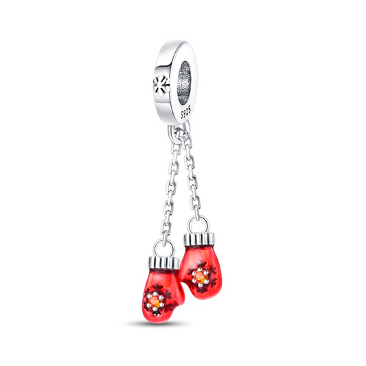 Boxer Charm in 925 Sterling Silver — Vanny Jewels