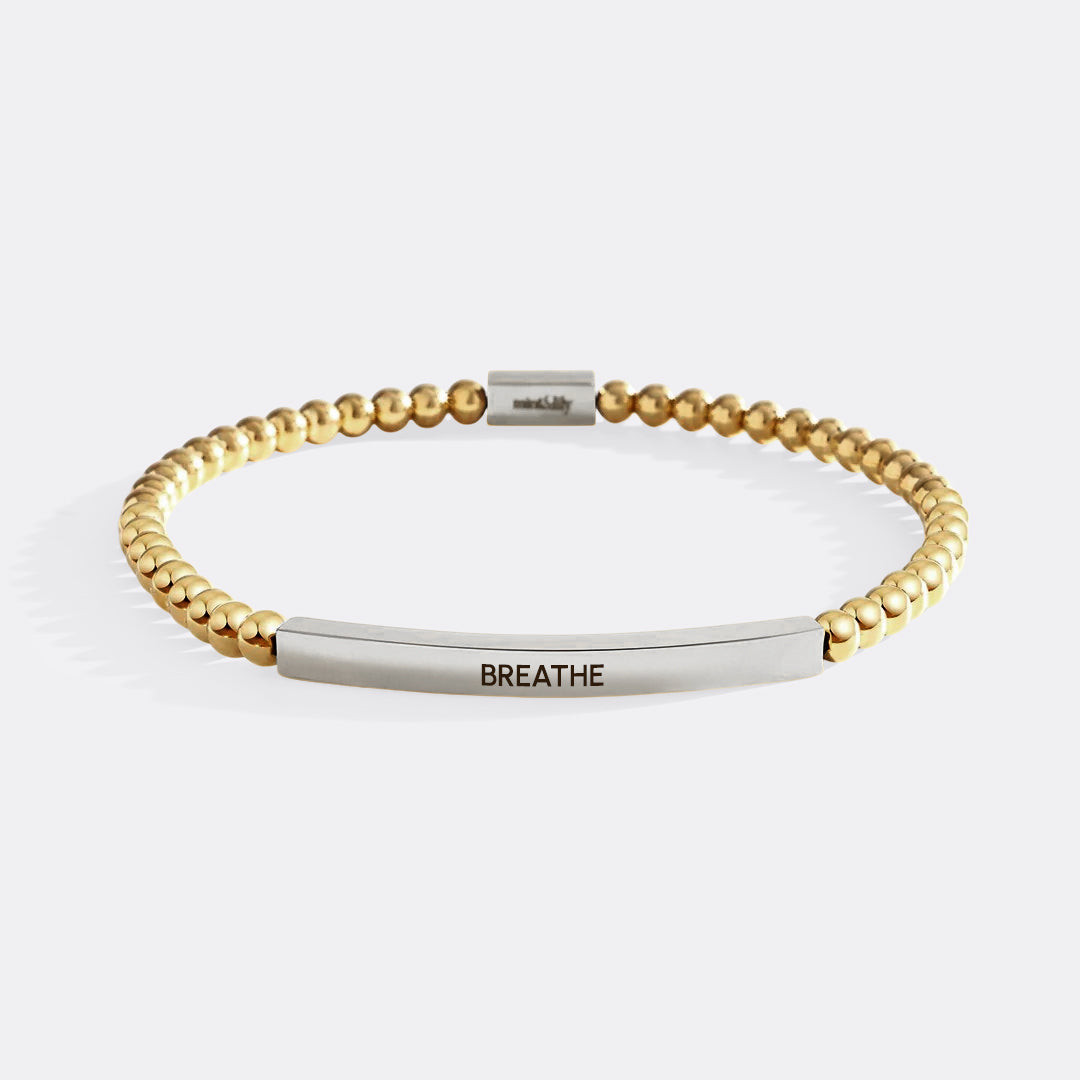 Breathe Beaded Inspire Armband
