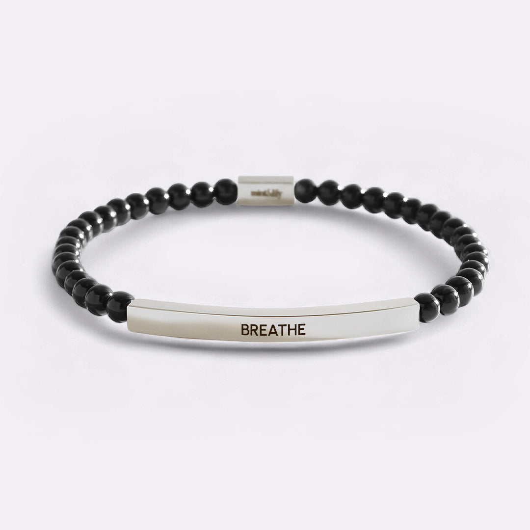 Breathe Beaded Inspire Armband