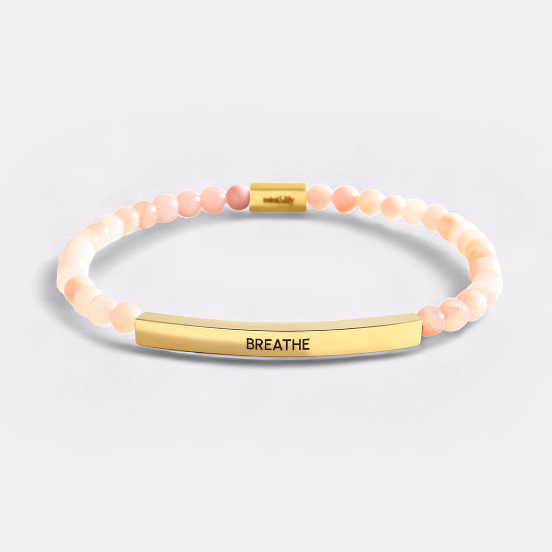 Breathe Beaded Inspire Armband