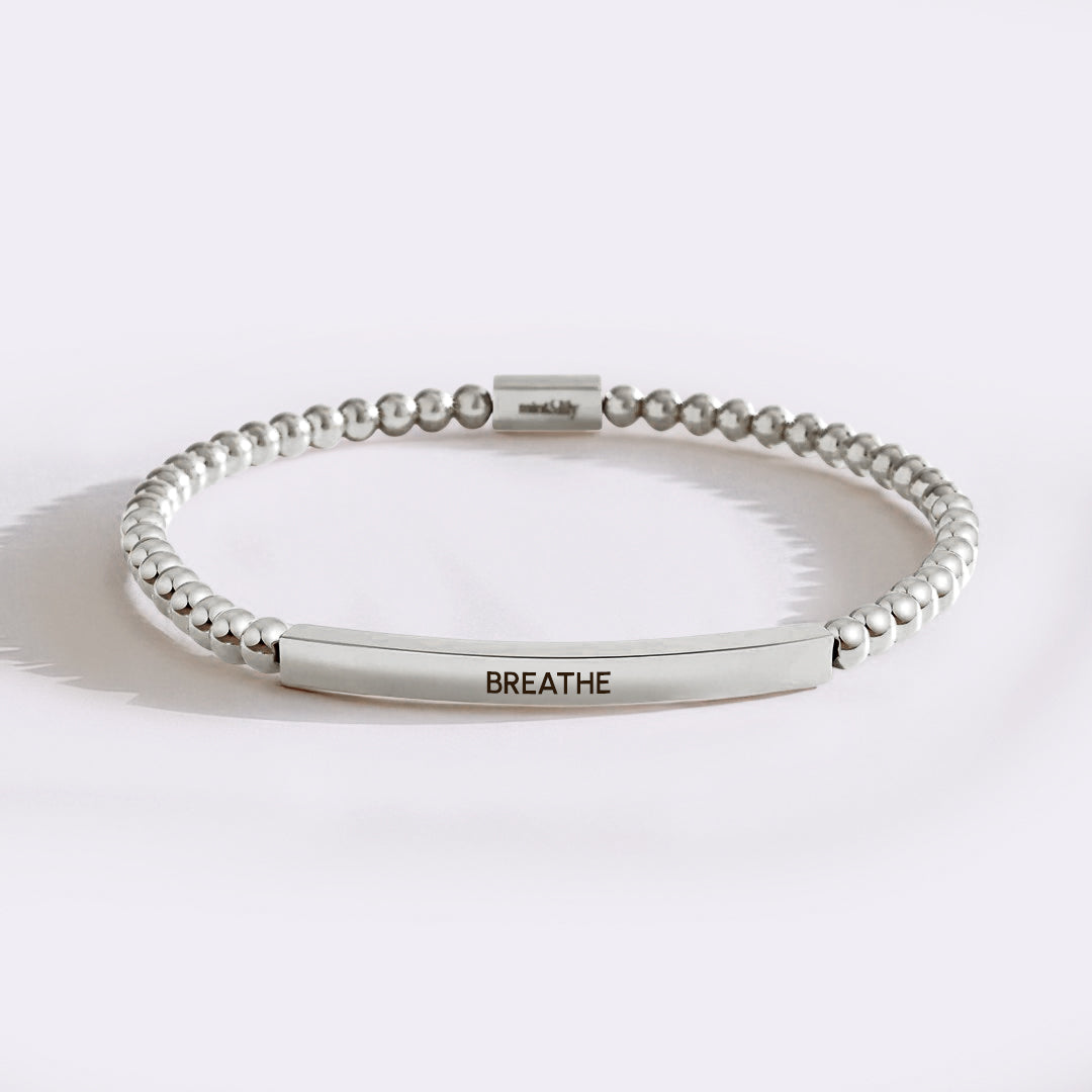Breathe Beaded Inspire Armband