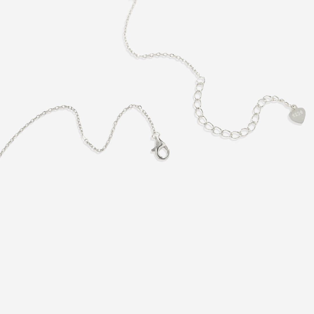 Bubble Solitaire Necklace in 925 sterling silver