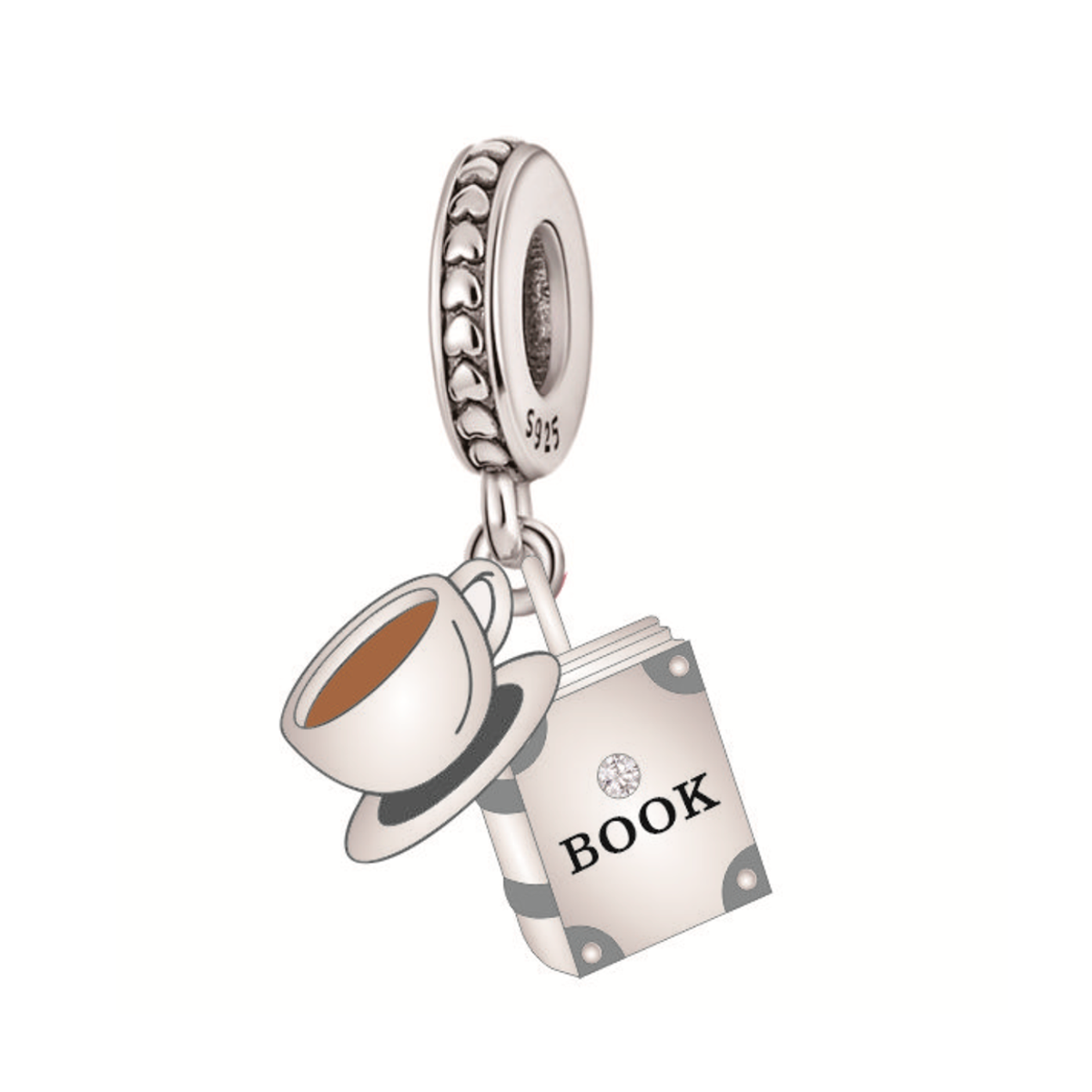 Coffee with God Charm in 925 Sterling Silver — Vanny Jewels