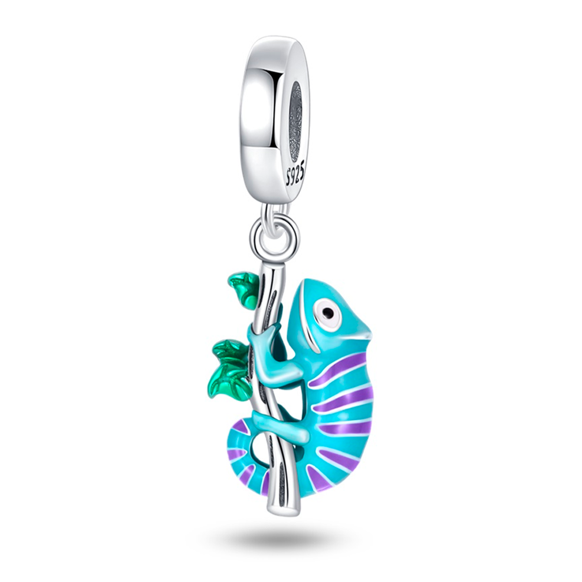 Chameleon Charm in 925 Sterling Silver — Vanny Jewels