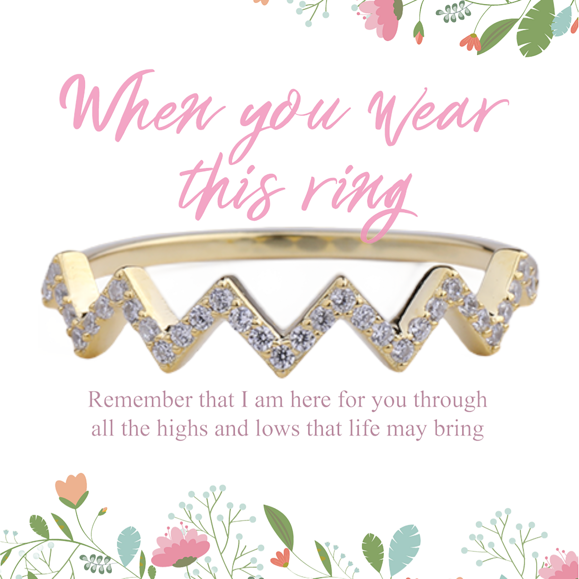 Highs And Lows Zigzag Ring — Vanny Jewels