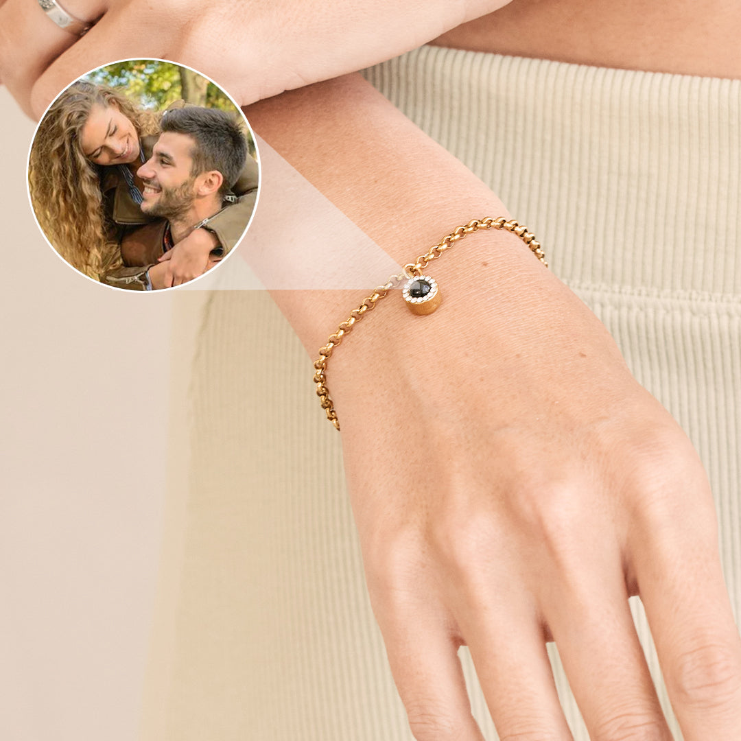 Bracciale Petite Halo con Foto