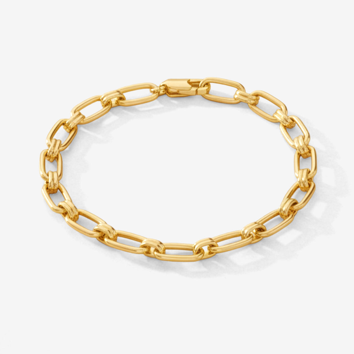 Klobiges Paperclip-Kettenarmband