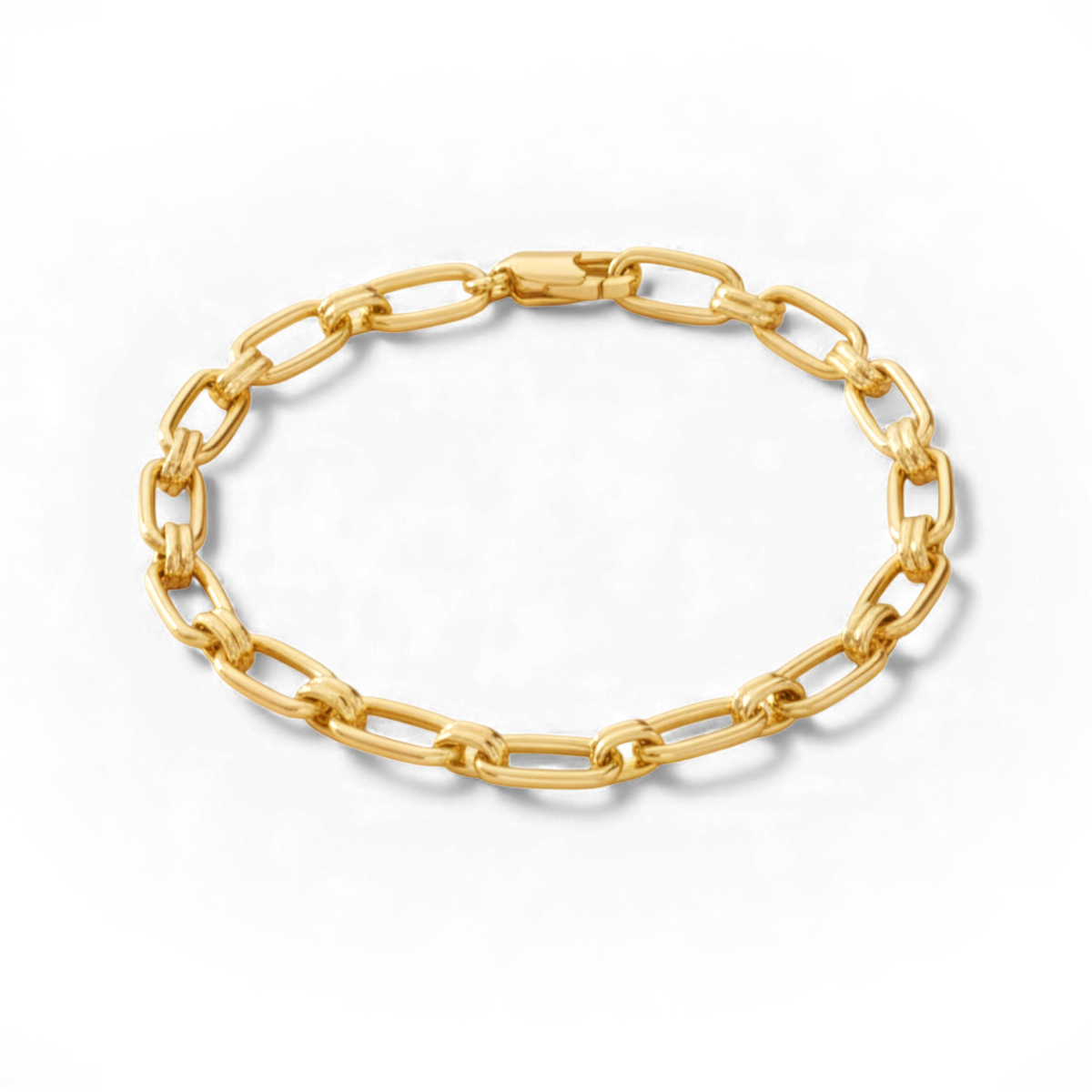 Chunky Paperclip Chain Bracelet — Vanny Jewels