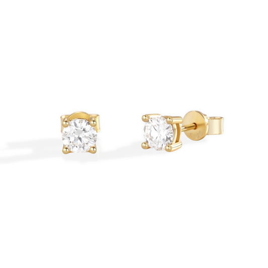 Classic Diamond Stud Earrings — Vanny Jewels