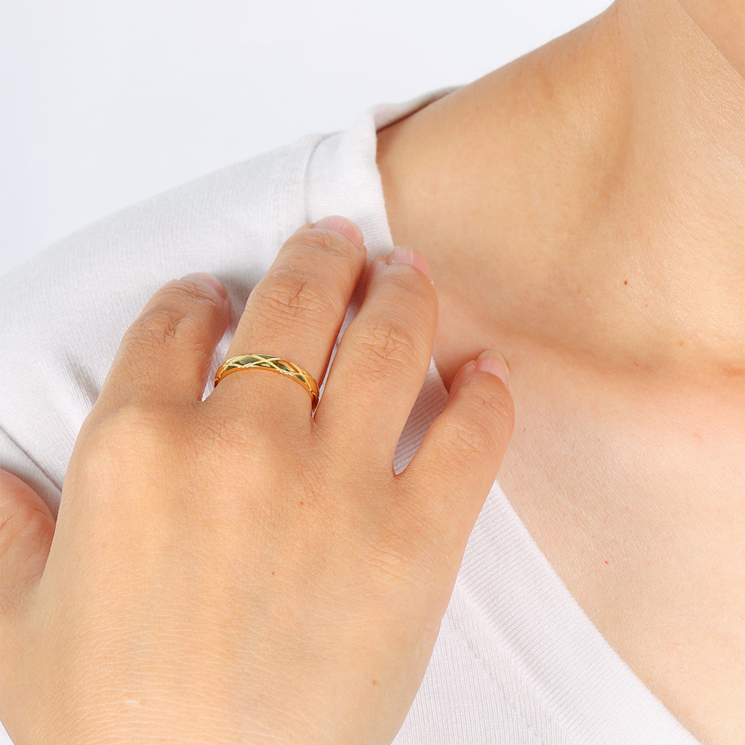 Klassischer Hatch-Ring