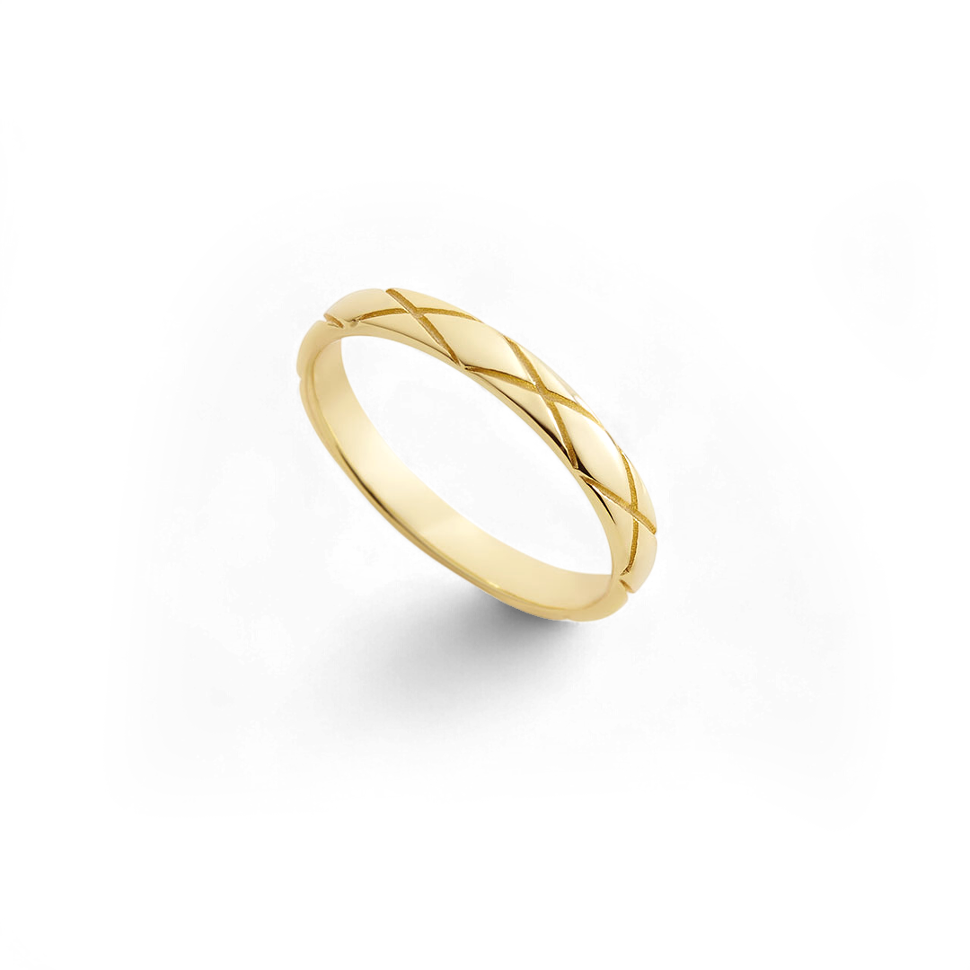 Classic Hatch Ring — Vanny Jewels