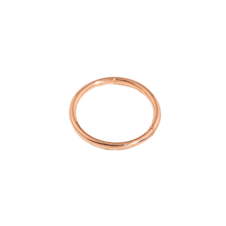 Classic Cartilage Hoop Earrings | 16g in rose gold tone