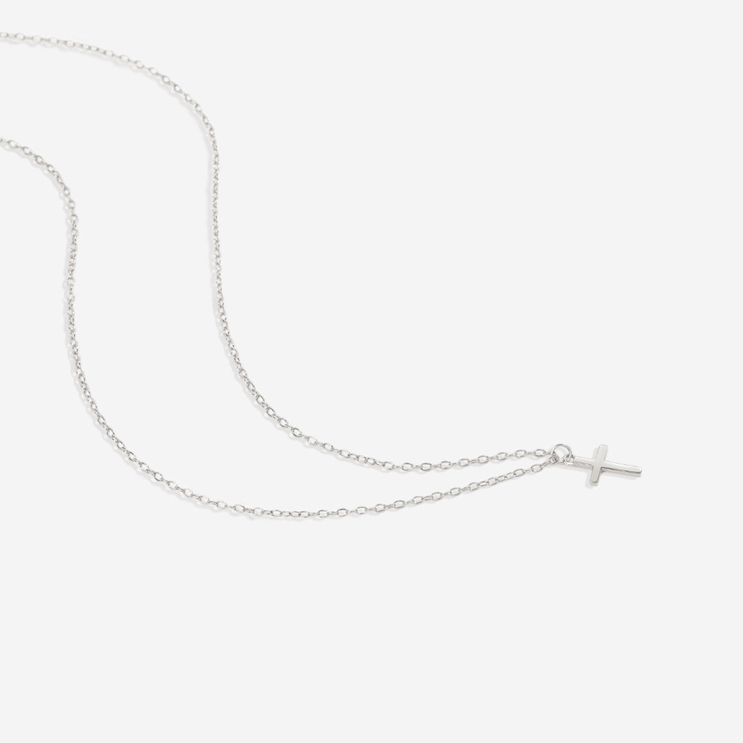 Classic Cross Necklace in 925 sterling silver