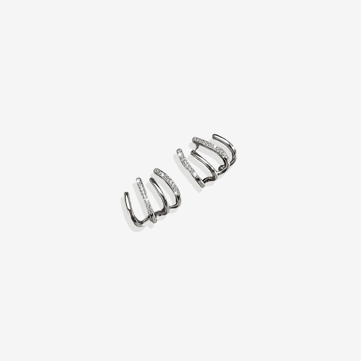 Claw Stud Wrap Earrings
