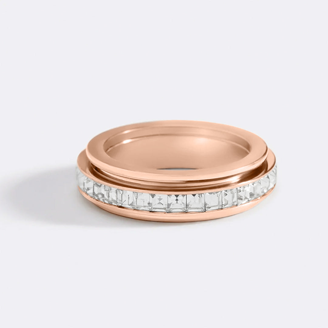 Kristall-Statement-Fidget-Ring