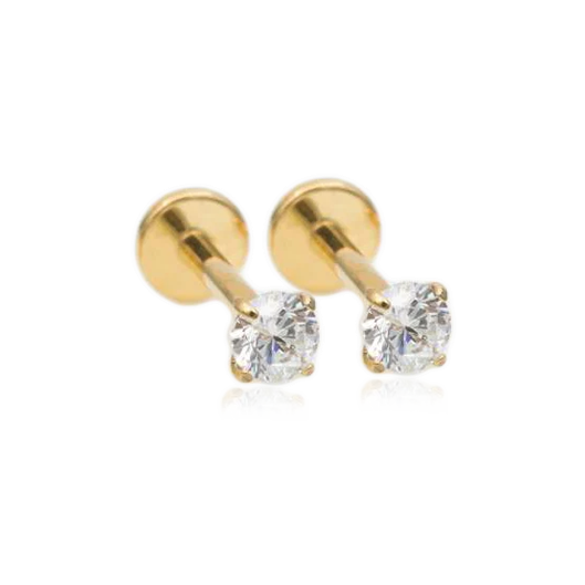 Kristall-Sleeper-Flatback-Stecker | 18g