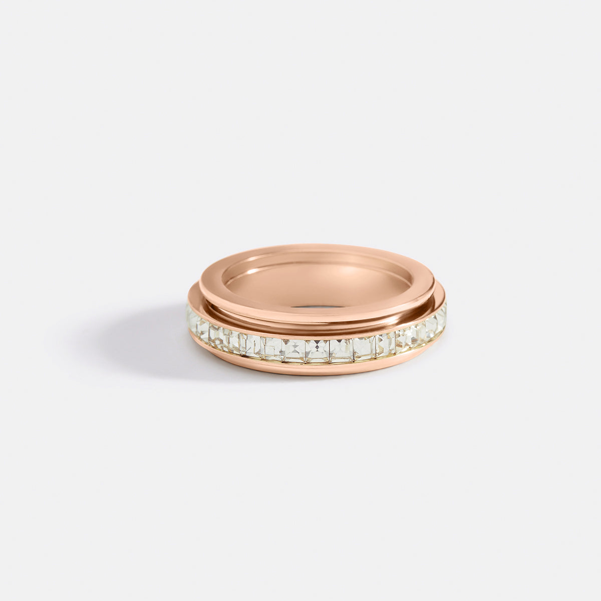 Kristall-Statement-Fidget-Ring