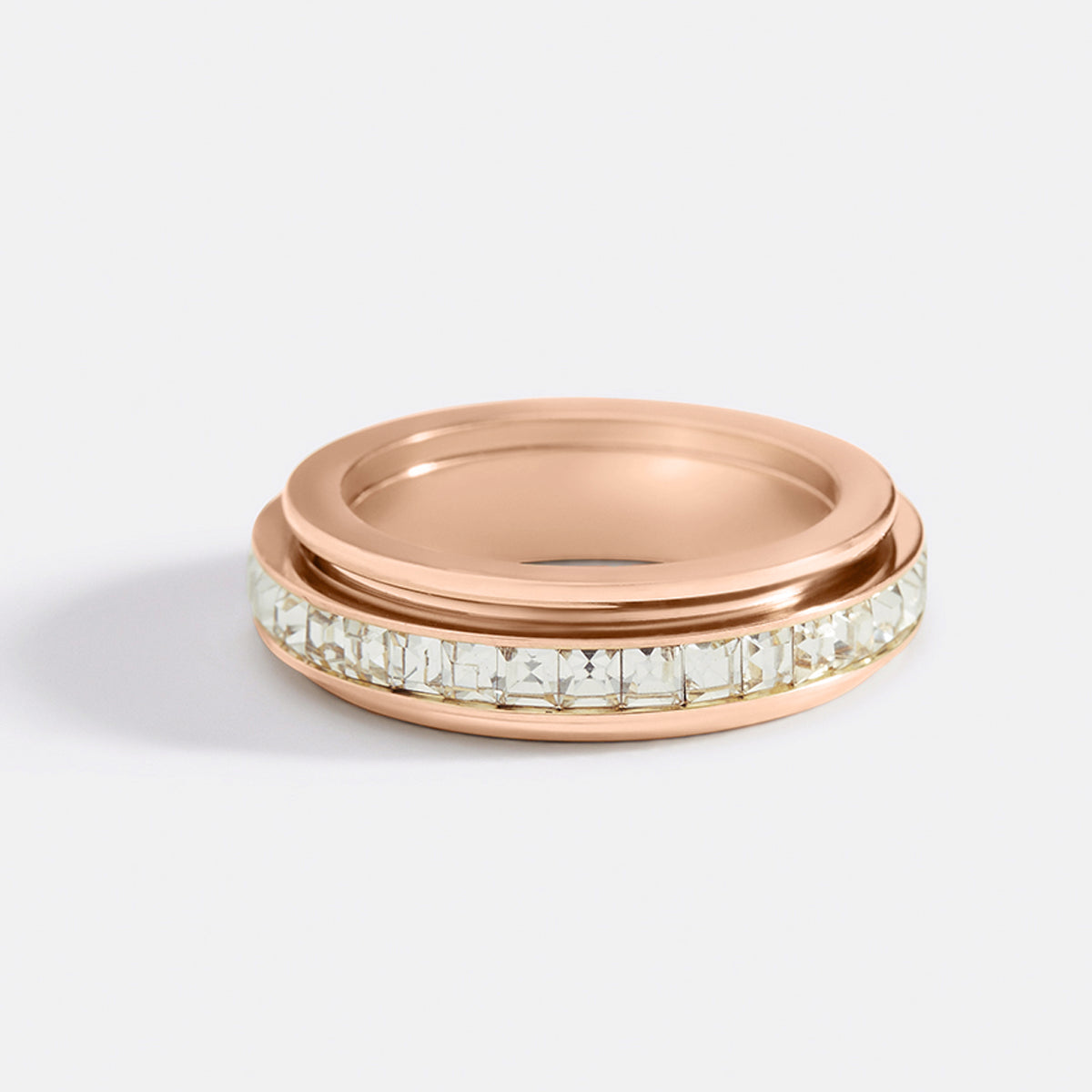Kristall-Statement-Fidget-Ring