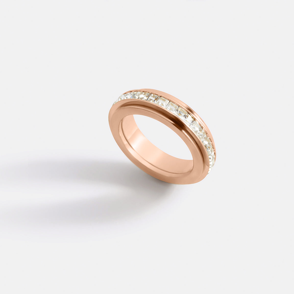 Kristall-Statement-Fidget-Ring