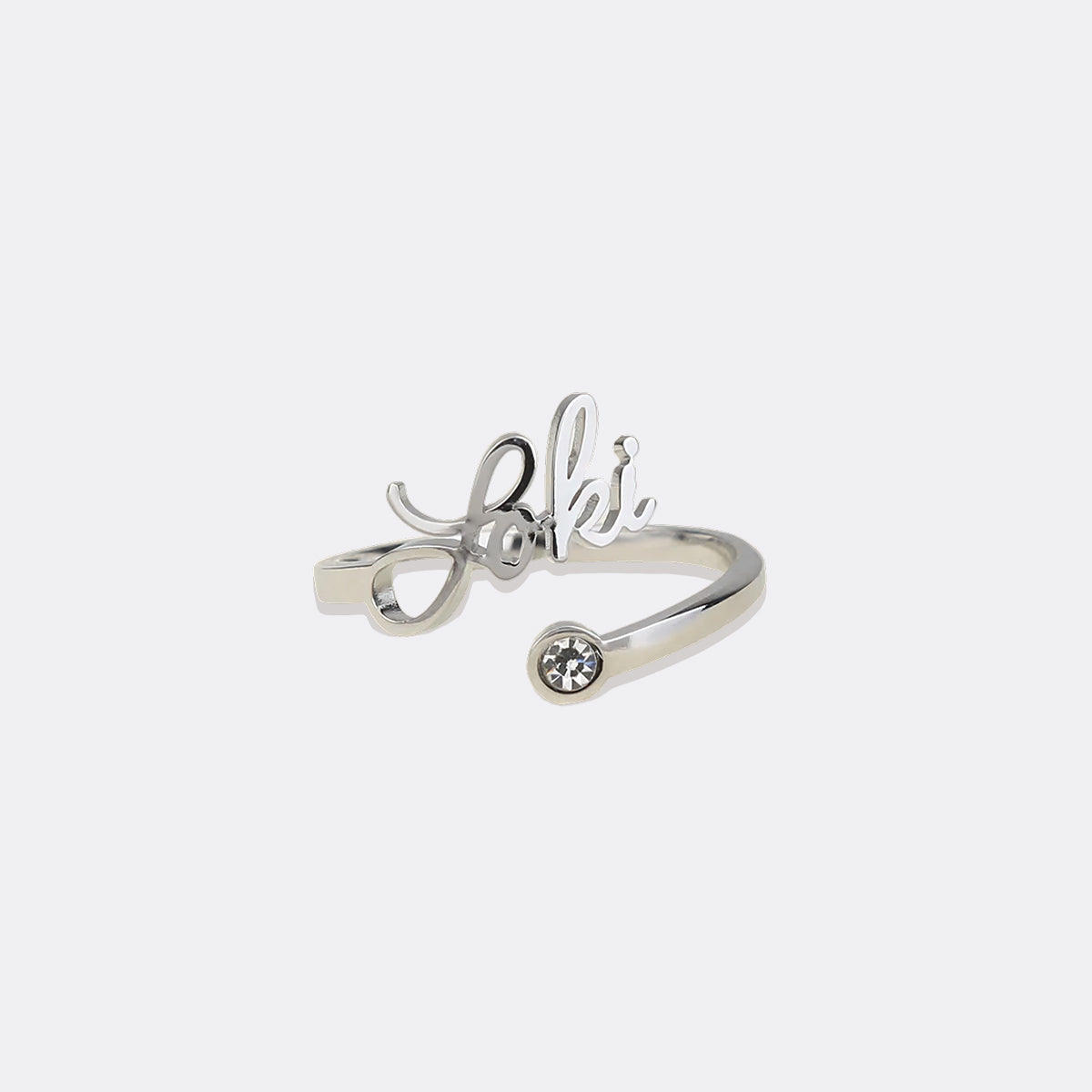 Custom Name Birthstone Ring