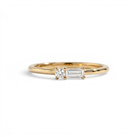 Dainty Baguette Ring — Vanny Jewels