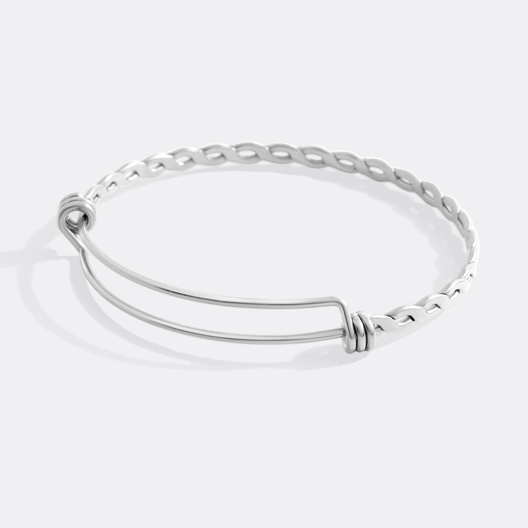 Zierliches verstellbares geflochtenes Armband