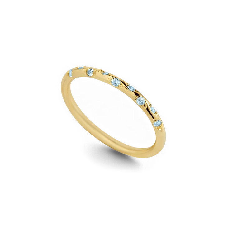 Dainty Constellation Birthstone Ring in 925 Sterling Silver — Vanny Jewels