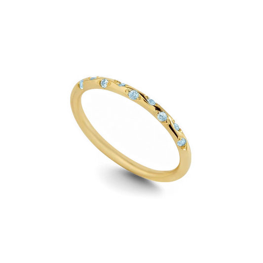 Dainty Constellation Birthstone Ring in 925 Sterling Silver — Vanny Jewels