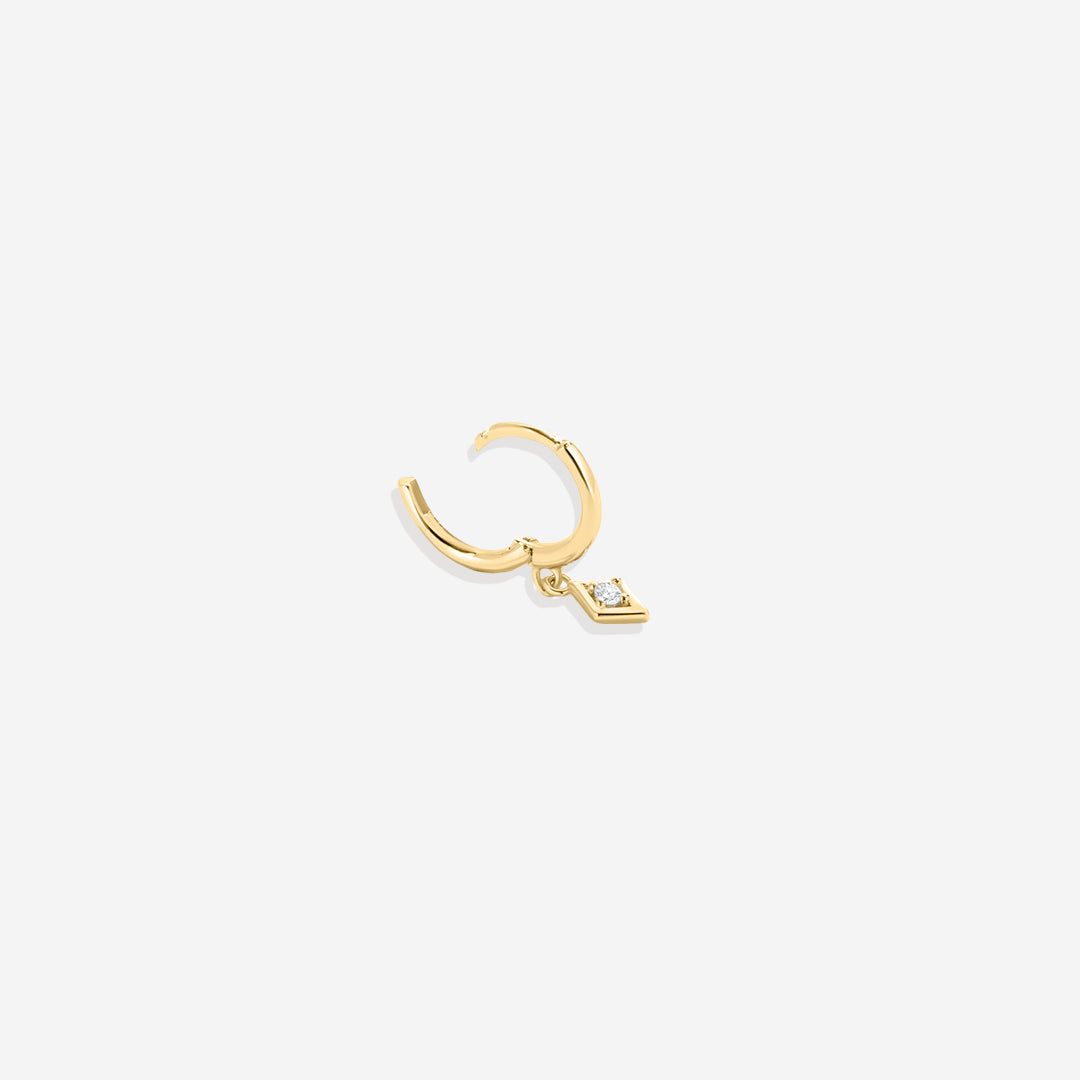 Zierliche Diamant-Charm-Ohrringe