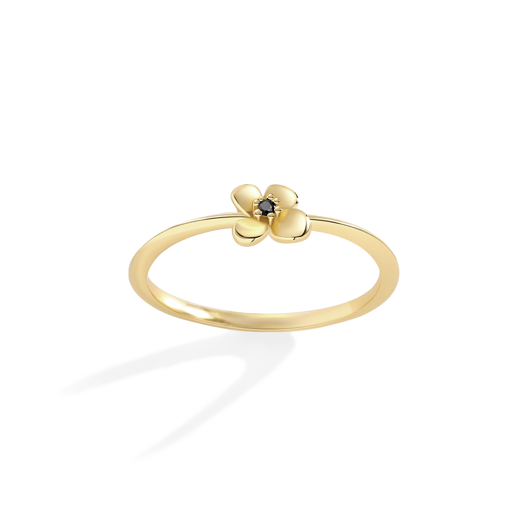 Dainty Floral Statement Ring