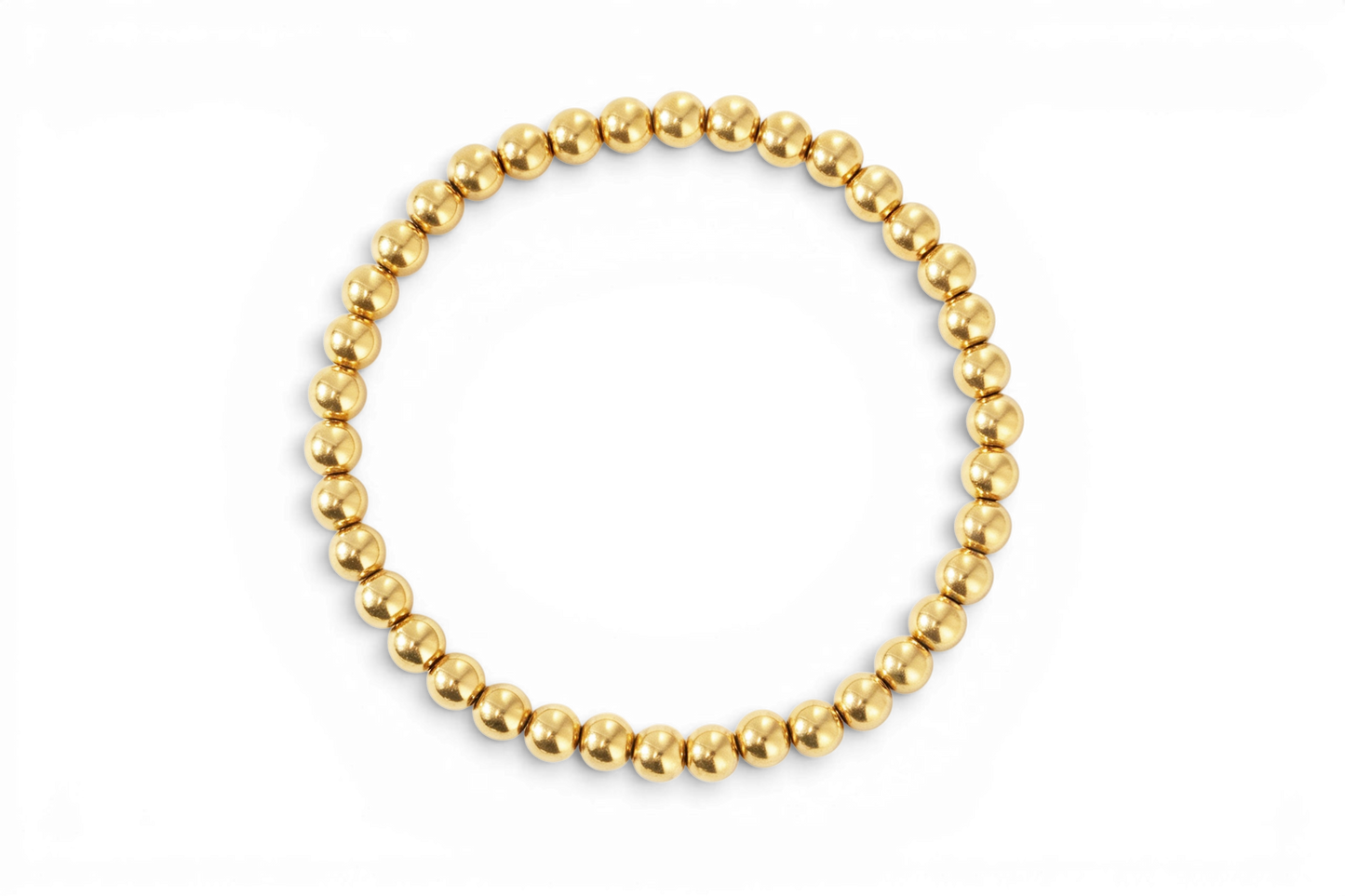 Dainty Gold Beaded Bracelet — Vanny Jewels