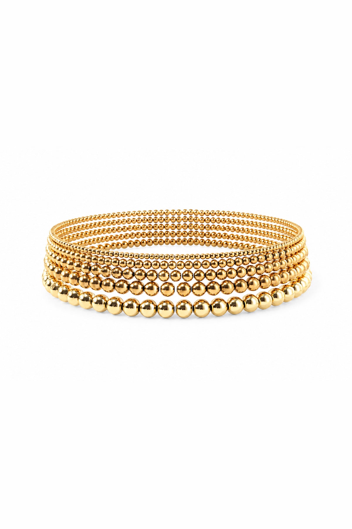 Dainty Gold Beaded Bracelet