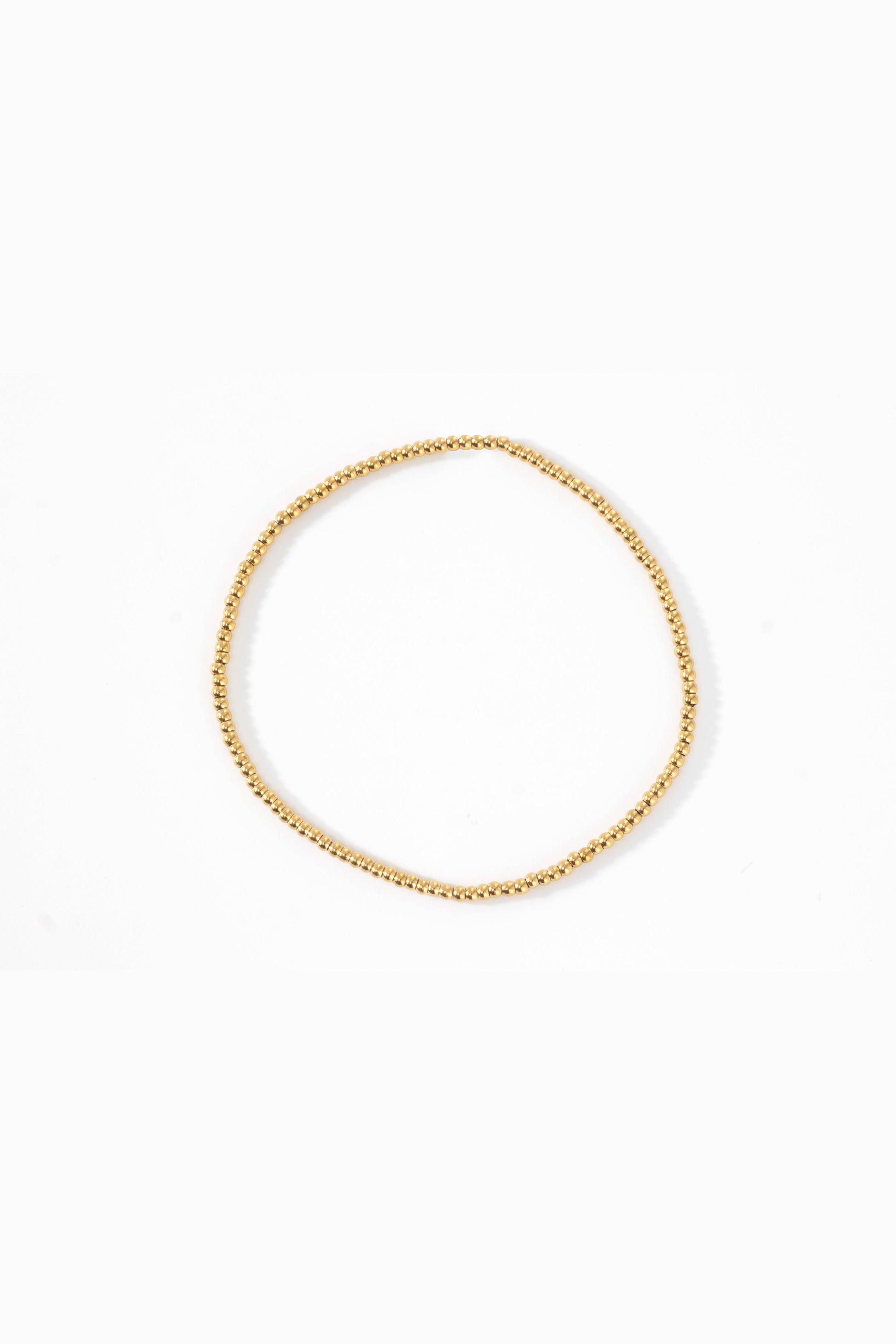 Dainty Gold Beaded Bracelet
