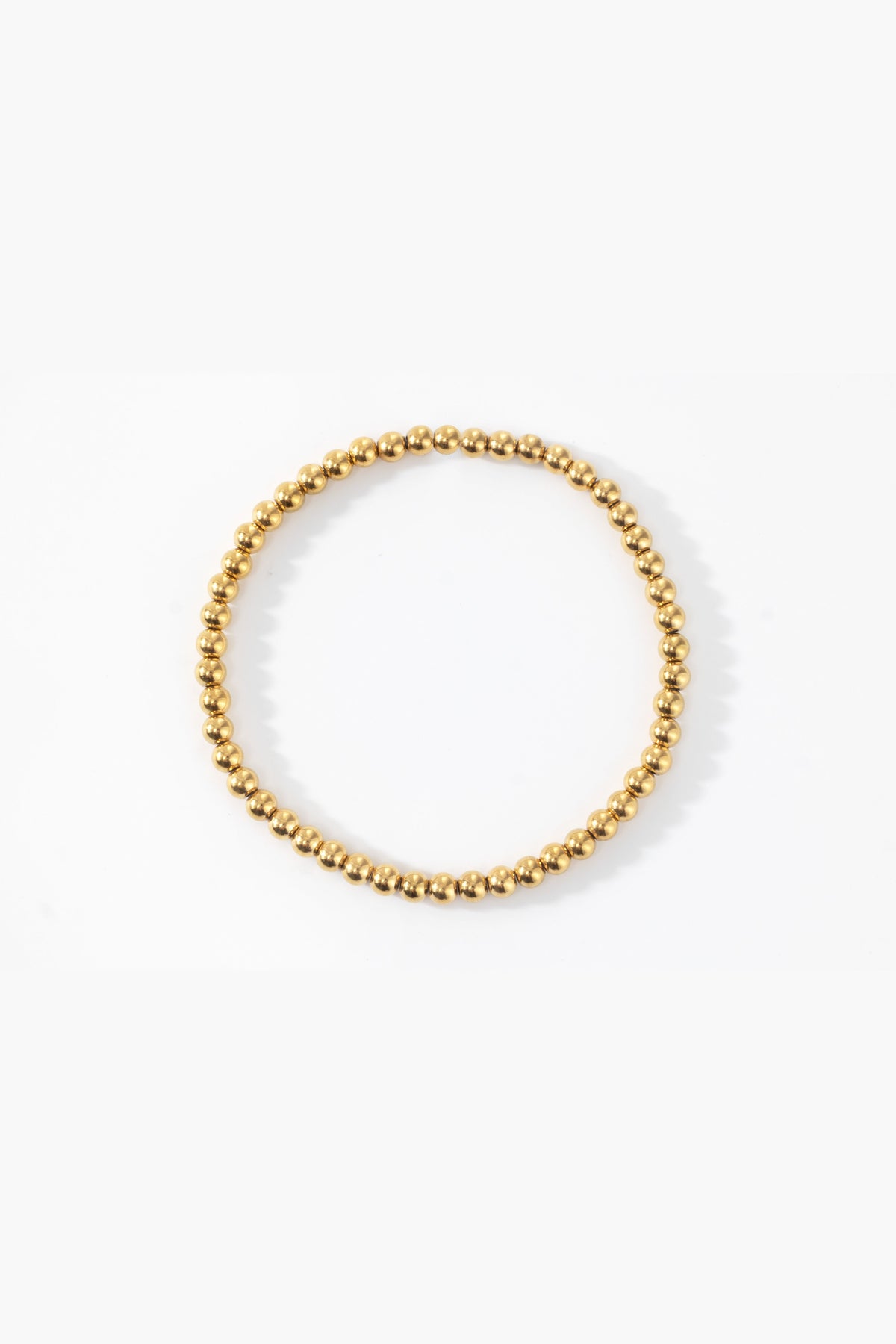 Dainty Gold Beaded Bracelet