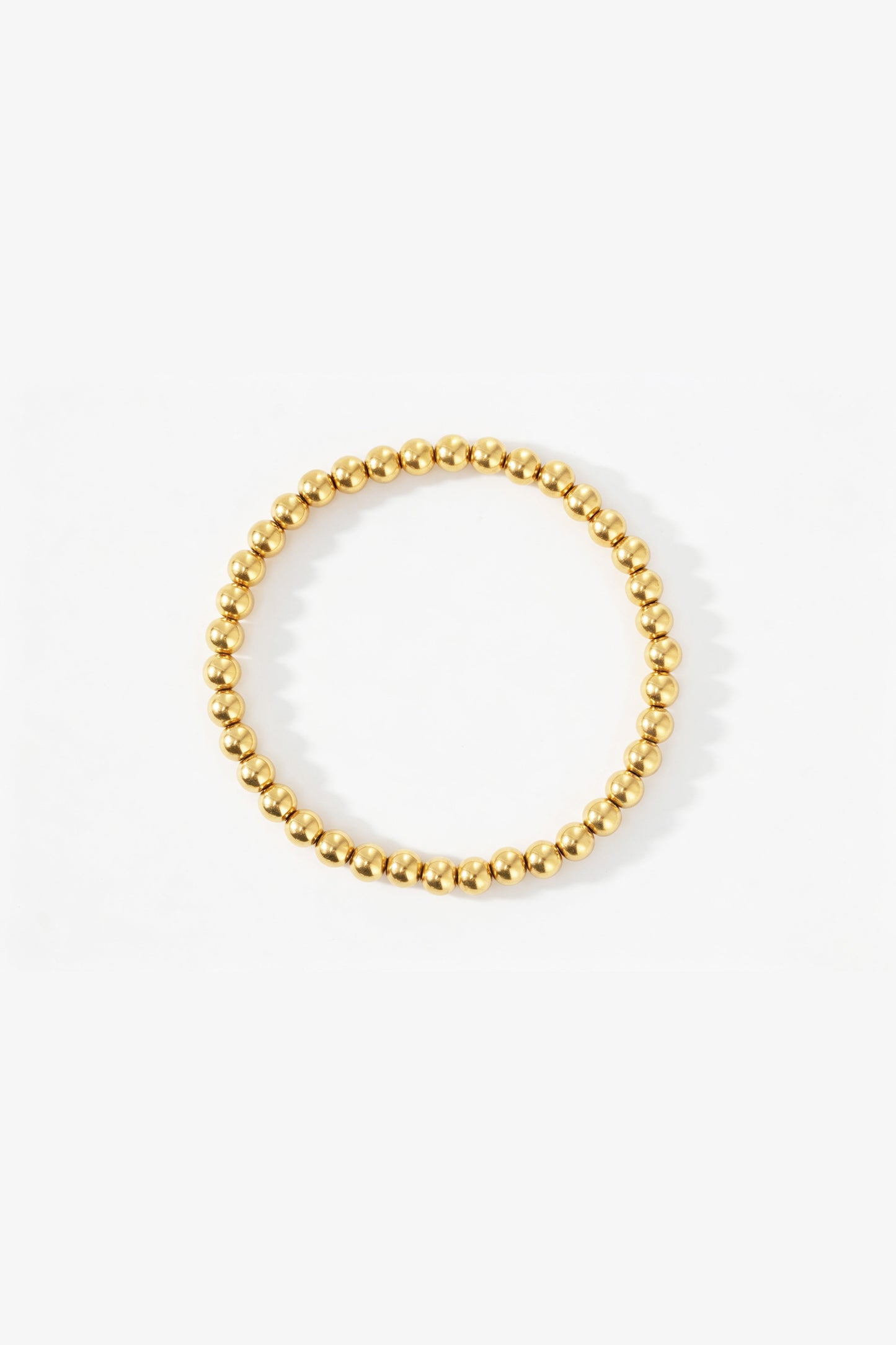 Dainty Gold Beaded Bracelet