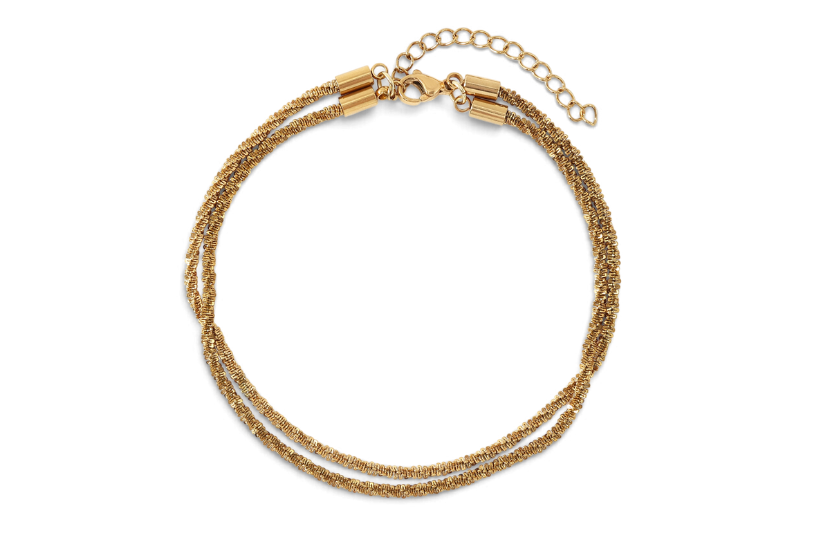 Dainty Layered Anklet — Vanny Jewels