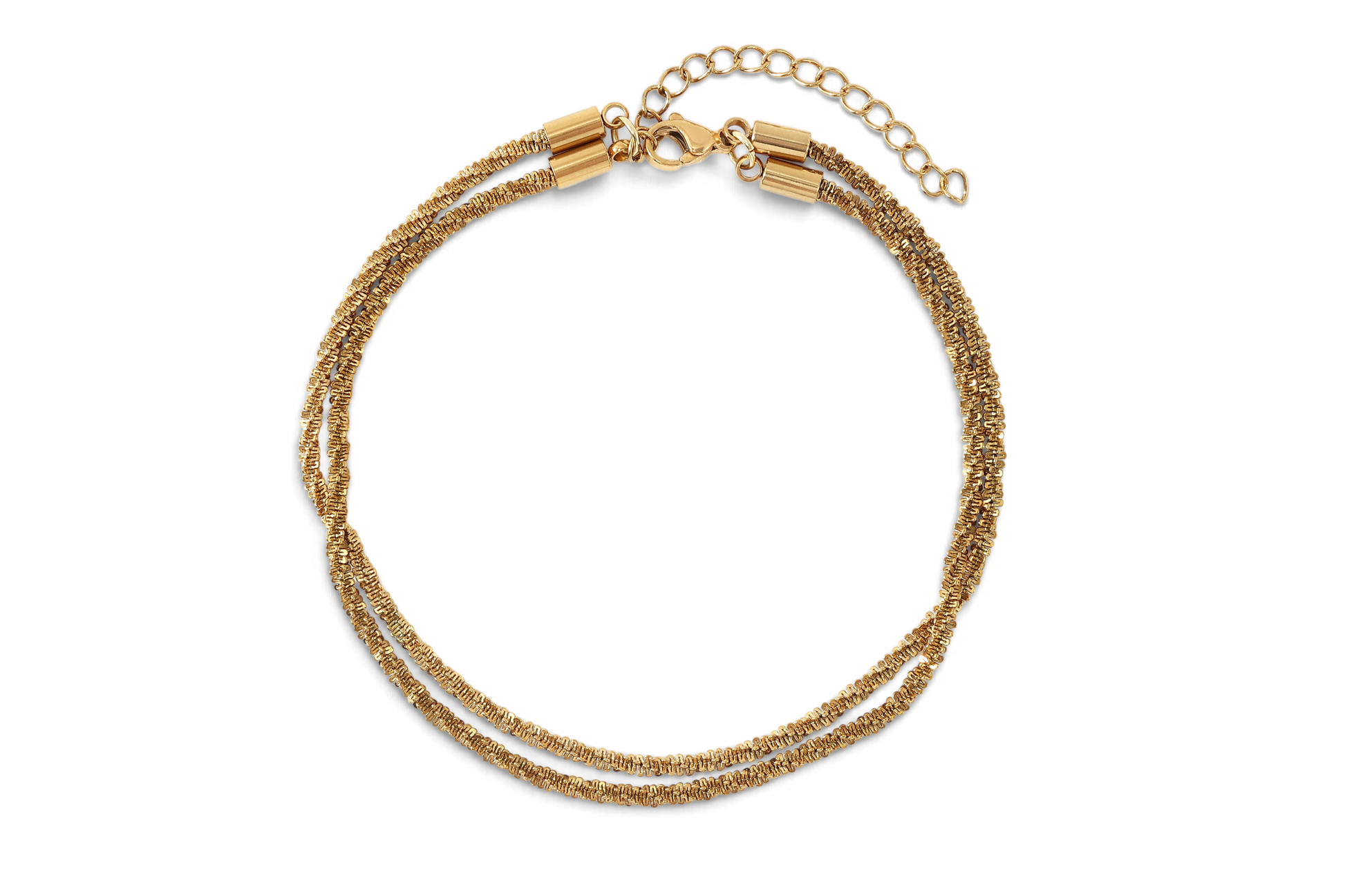 Dainty Layered Anklet — Vanny Jewels