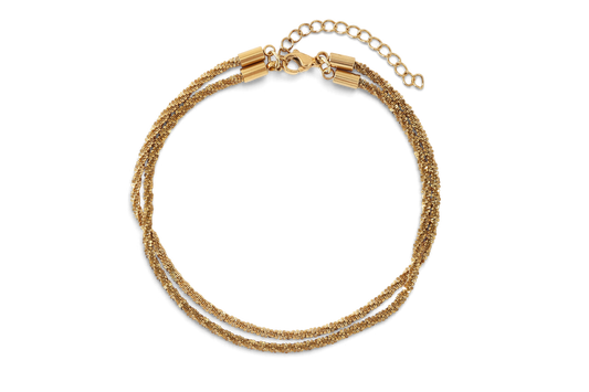 Dainty Layered Anklet — Vanny Jewels